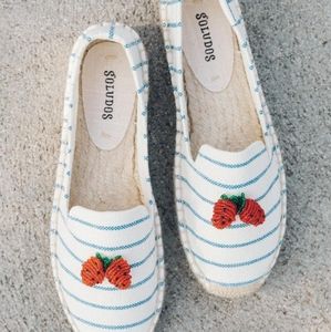 Soludos strawberry espadrilles BNWT
